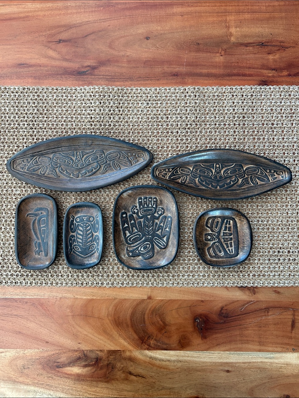 Indigenous Ruth Meechan/Gene Barker Haida BC Art Pottery LOT